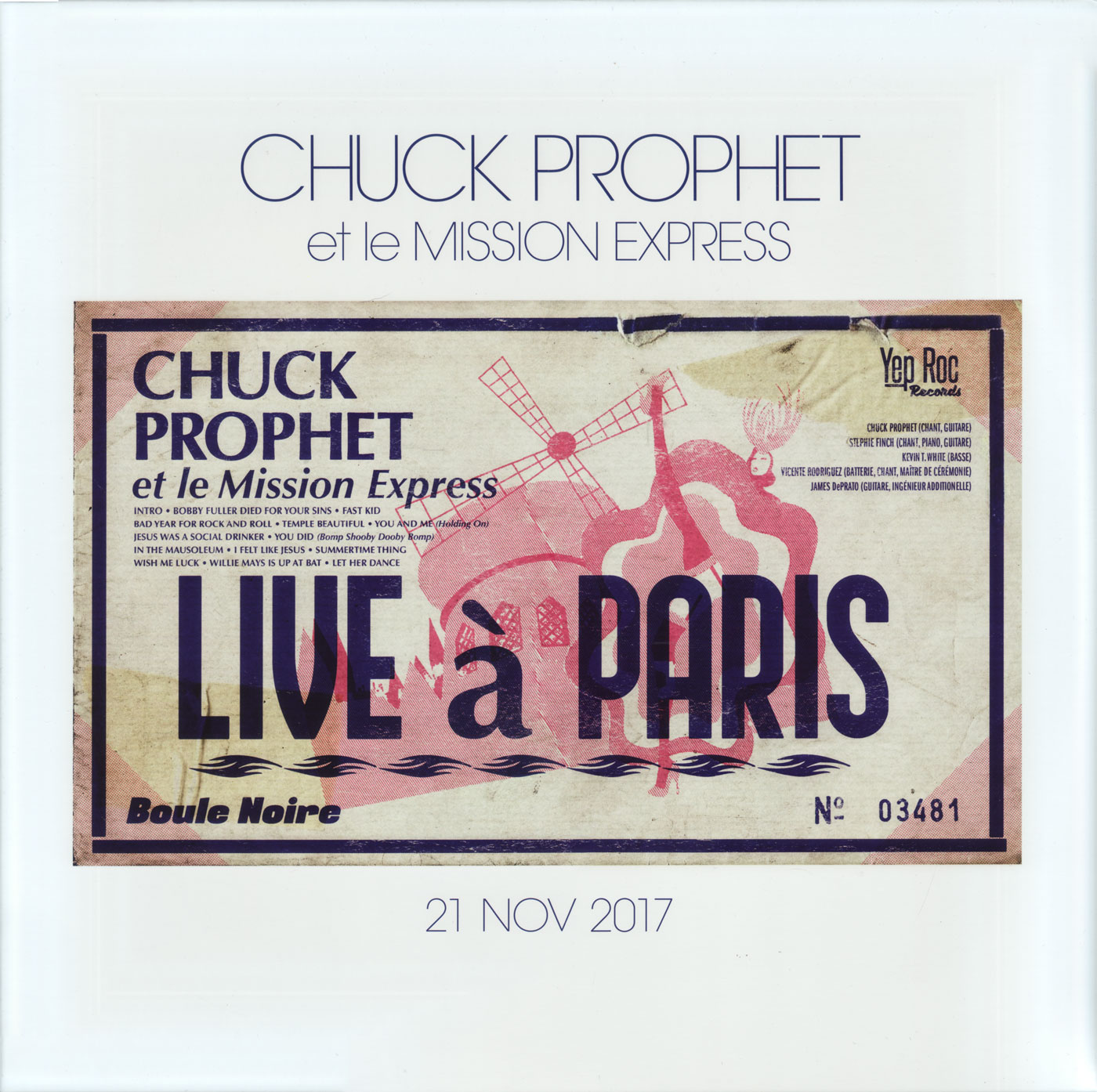 Live Á Paris 21 Nov 2017